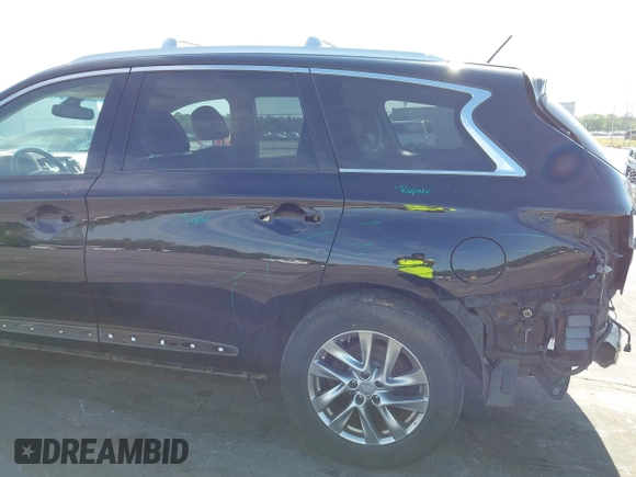2015 Infiniti QX60 with VIN 5N1AL0MM7FC543874, listed as a IAAI auction lot 42010792 with 163,250 mi miles and . Bid and sale history available at DreamBid. Image 21.