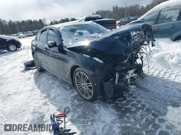 2020 BMW 5 Series M550i xDrive with VIN WBAJS7C00LCD91804, listed as a IAAI auction lot 41590368 with Not provided miles and . Bid and sale history available at DreamBid. Image 1.