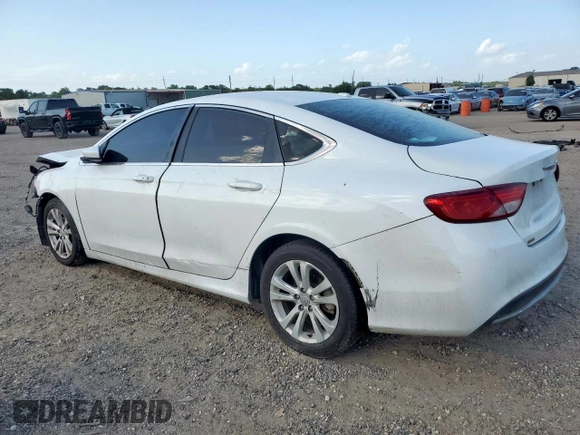2015 Chrysler 200 Limited with VIN 1C3CCCAB1FN692324, listed as a Copart auction lot 61911005 with 165,181 mi miles and Salvage title. Bid and sale history available at DreamBid. Image 2.