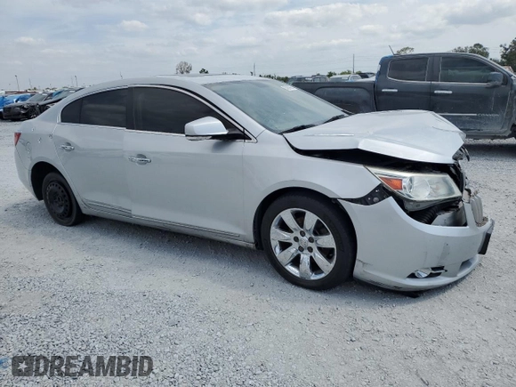 2012 Buick LaCrosse Premium 3 with VIN 1G4GH5E32CF141043, listed as a Copart auction lot 50089965 with 185,515 mi miles and Salvage title. Bid and sale history available at DreamBid. Image 4.