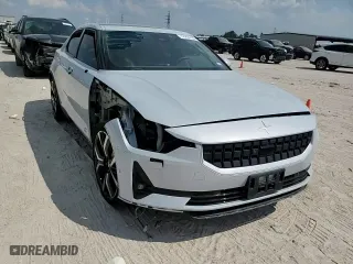 2021 Polestar 2 Launch Edition with VIN LPSED3KA6ML021871, listed as a Copart auction lot 72254314 with 23,178 mi miles and Salvage Title. Bid and sale history available at carsss.com. Image 10.