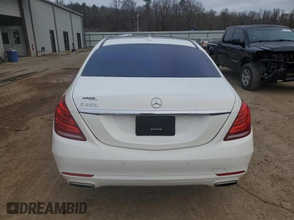 2017 Mercedes-Benz S 550 with VIN WDDUG8CB2HA318206, listed as a Copart auction lot 43399165 with 64,650 mi miles and Salvage Title. Bid and sale history available at carsss.com. Image 6.