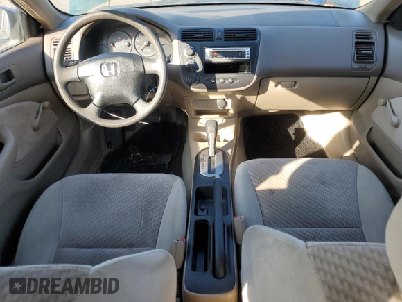 2002 Honda Civic DX with VIN 1HGEM222X2L072623, listed as a Copart auction lot 45855475 with 109,354 mi miles and Clean Title. Bid and sale history available at DreamBid. Image 8.