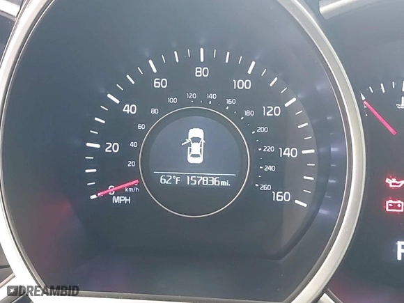 2015 Kia Optima LX with VIN 5XXGM4A77FG415572, listed as a IAAI auction lot 41611627 with 157,836 mi miles. Bid and sale history available at carsss.com. Image 7.