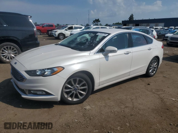 2017 Ford Fusion SE with VIN 3FA6P0HDXHR405734, listed as a Copart auction lot 62506735 with 97,585 mi miles and Clean title. Bid and sale history available at DreamBid. Image 1.