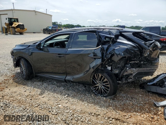 2023 Lexus RX 350h with VIN 2T2BBMCA9PC012500, listed as a Copart auction lot 56411065 with 34,859 mi miles and Salvage title. Bid and sale history available at DreamBid. Image 2.