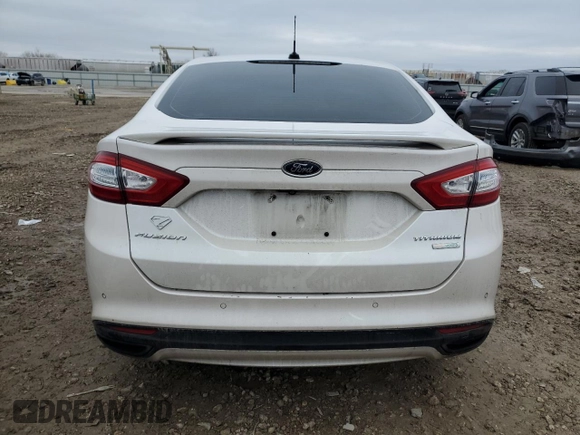 2016 Ford Fusion Titanium with VIN 3FA6P0K98GR369562, listed as a Copart auction lot 86547534 with 214,399 mi miles and Salvage Title. Bid and sale history available at carsss.com. Image 6.
