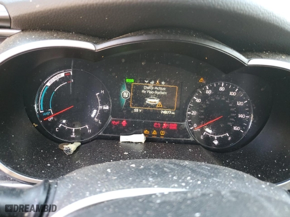 2016 Kia Optima Hybrid with VIN KNAGM4AD8G5096787, listed as a Copart auction lot 43623595 with NaN miles and Salvage Title. Bid and sale history available at carsss.com. Image 9.