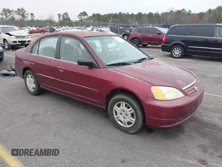 2002 Honda Civic LX with VIN 1HGES15562L047479, listed as a IAAI auction lot 41531815 with 245,651 mi miles. Bid and sale history available at carsss.com. Image 1.