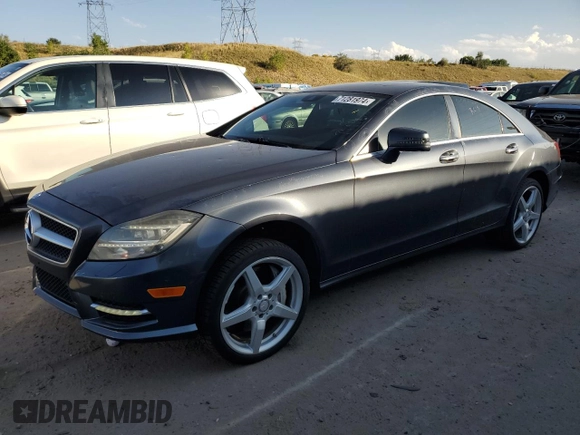 2013 Mercedes-Benz CLS-Class CLS 550 with VIN WDDLJ7DB9DA074814, listed as a Copart auction lot 71281974 with 91,078 mi miles and Clean Title. Bid and sale history available at carsss.com. Image 1.