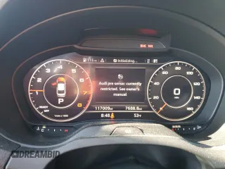 2018 Audi A3 Sedan Premium Plus with VIN WAUJ8GFF3J1068187, listed as a Copart auction lot 47604874 with 117,009 mi miles. Bid and sale history available at carsss.com. Image 9.