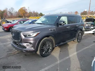 2023 Infiniti QX80 LUXE with VIN JN8AZ2AEXP9304933, listed as a IAAI auction lot 40961697 with 26,746 mi miles. Bid and sale history available at carsss.com. Image 17.