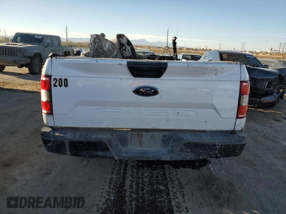 2020 Ford F-150 XL with VIN 1FTMF1CB5LKD40143, listed as a Copart auction lot 47053215 with Not Provided miles and Non Repairable. Bid and sale history available at carsss.com. Image 6.