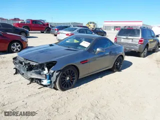 2017 Mercedes-Benz SLC with VIN WDDPK3JA6HF128761, listed as a IAAI auction lot 40619635 with 134,875 mi miles. Bid and sale history available at carsss.com. Image 2.
