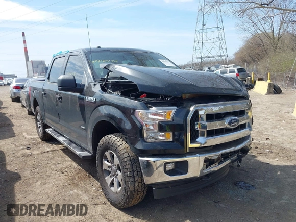 2017 Ford F-150 XL with VIN 1FTEW1EP8HFB36921, listed as a IAAI auction lot 41910478 with 138,201 mi miles. Bid and sale history available at carsss.com. Image 1.
