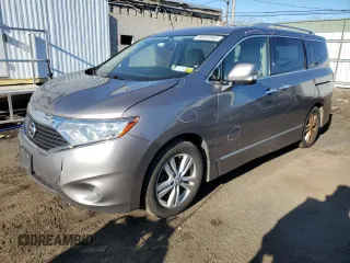 2012 Nissan Quest LE z VIN JN8AE2KP8C9046806, wystawiony jako Copart lot #50597845 z przebiegiem 148 153 mil mil oraz Szkoda całkowita • Salvage title. Historia ofert i sprzedaży dostępna na DreamBid. Obrazek 1.