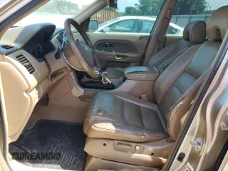 2006 Honda Pilot EX-L with VIN 5FNYF28596B032369, listed as a Copart auction lot 54596465 with 201,181 mi miles and Salvage Title. Bid and sale history available at DreamBid. Image 7.
