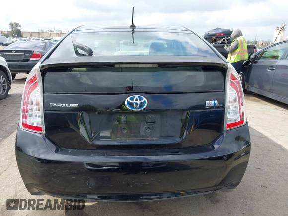 2012 Toyota Prius One with VIN JTDKN3DU8C5485214, listed as a IAAI auction lot 42136855 with 82,355 mi miles. Bid and sale history available at carsss.com. Image 16.