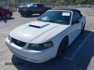 2003 Ford Mustang GT Deluxe with VIN 1FAFP45X23F374605, listed as a IAAI auction lot 41992631 with 123,760 mi miles. Bid and sale history available at carsss.com. Image 19.