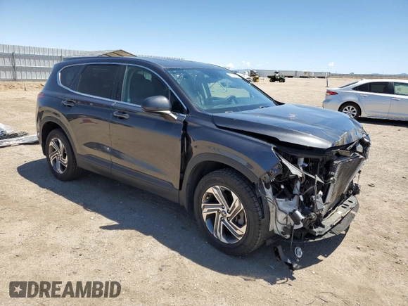2021 Hyundai Santa Fe SE with VIN 5NMS14AJ2MH366584, listed as a Copart auction lot 57144915 with 62,613 mi miles and Salvage title. Bid and sale history available at DreamBid. Image 4.