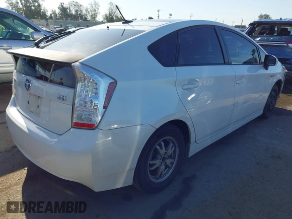 2011 Toyota Prius I with VIN JTDKN3DU3B0318495, listed as a IAAI auction lot 41945115 with 240,553 mi miles and . Bid and sale history available at DreamBid. Image 4.