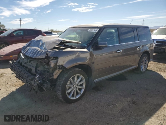 2019 Ford Flex Limited with VIN 2FMGK5D80KBA20574, listed as a Copart auction lot 45987945 with 68,210 mi miles and Salvage Title. Bid and sale history available at carsss.com. Image 1.