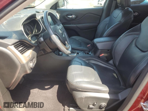 2017 Jeep Cherokee High Altitude with VIN 1C4PJMDS8HW504500, listed as a Copart auction lot 62302245 with 83,755 mi miles and Salvage title. Bid and sale history available at DreamBid. Image 7.