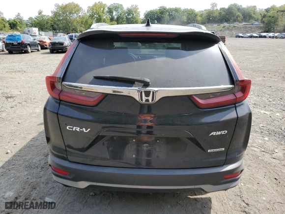2021 Honda CR-V Touring with VIN 2HKRW2H90MH627553, listed as a Copart auction lot 71740064 with 35,344 mi miles and Salvage Title. Bid and sale history available at carsss.com. Image 6.