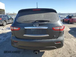 2013 Infiniti JX35 with VIN 5N1AL0MM4DC320804, listed as a Copart auction lot 41757285 with 140,551 mi miles and Salvage Title. Bid and sale history available at carsss.com. Image 6.
