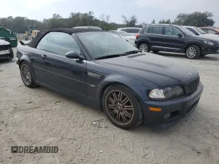 2003 BMW 3 Series M3 with VIN WBSBR93463PK04128, listed as a Copart auction lot 44307215 with 145,463 mi miles and Salvage Title. Bid and sale history available at carsss.com. Image 4.