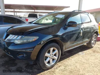 2009 Nissan Murano SL with VIN JN8AZ18W59W154596, listed as a IAAI auction lot 41713782 with 1 mi miles. Bid and sale history available at carsss.com. Image 2.