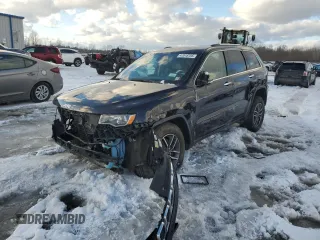 2021 Jeep Grand Cherokee Limited X with VIN 1C4RJFBG0MC826689, listed as a Copart auction lot 47818705 with 24,610 mi miles and Salvage title. Bid and sale history available at DreamBid. Image 1.