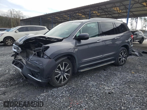 2020 Honda Pilot Touring 8-Passenger with VIN 5FNYF5H93LB001344, listed as a Copart auction lot 85504984 with 38,384 mi miles and Salvage Title. Bid and sale history available at DreamBid. Image 1.