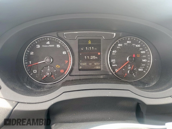 2016 Audi Q3 Premium Plus with VIN WA1EFCFS5GR009808, listed as a Copart auction lot 60688475 with 123,826 mi miles and Salvage title. Bid and sale history available at DreamBid. Image 9.