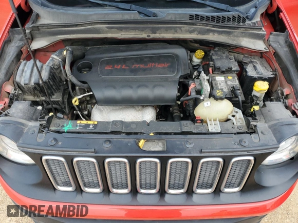 2017 Jeep Renegade Sport with VIN ZACCJAAB4HPF66247, listed as a Copart auction lot 54587595 with 142,264 mi miles and Salvage title. Bid and sale history available at DreamBid. Image 11.