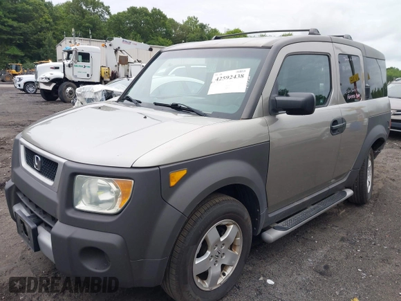 2004 Honda Element EX with VIN 5J6YH28574L013382, listed as a IAAI auction lot 42592438 with 119,981 mi miles and . Bid and sale history available at DreamBid. Image 2.