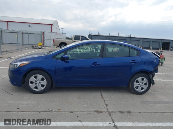 2017 Kia Forte LX with VIN 3KPFK4A79HE124164, listed as a IAAI auction lot 41684647 with 134,058 mi miles and . Bid and sale history available at carsss.com. Image 15.