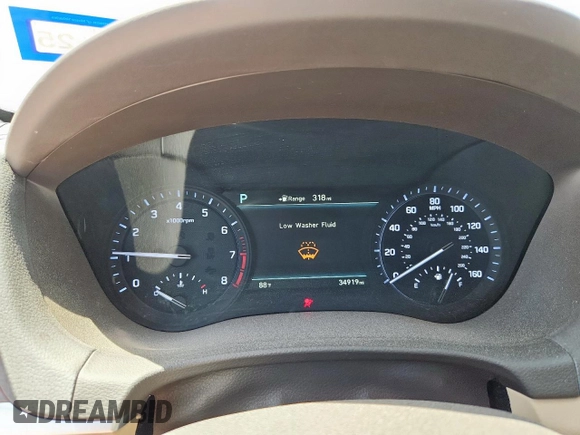 2018 Genesis G80 3.8L with VIN KMHGN4JE6JU216605, listed as a Copart auction lot 61950305 with 34,919 mi miles and Salvage title. Bid and sale history available at DreamBid. Image 9.