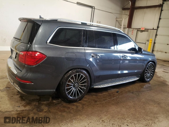 2014 Mercedes-Benz GL 450 with VIN 4JGDF7CE9EA275640, listed as a Copart auction lot 58051745 with 116,584 mi miles and Clean title. Bid and sale history available at DreamBid. Image 3.