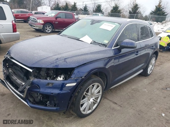 2018 Audi Q5 Premium Plus with VIN WA1BNAFY6J2023831, listed as a IAAI auction lot 41330998 with 86,287 mi miles. Bid and sale history available at carsss.com. Image 2.