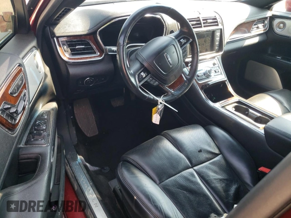2017 Lincoln Continental Reserve with VIN 1LN6L9NC2H5610615, listed as a Copart auction lot 64958794 with 88,520 mi miles and Salvage Title. Bid and sale history available at carsss.com. Image 8.