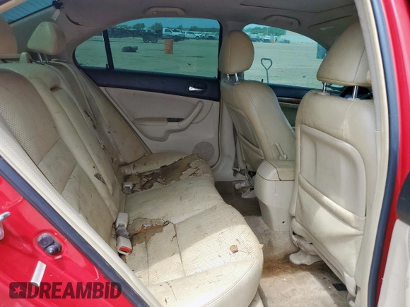 2008 Acura TSX with VIN JH4CL96858C018962, listed as a Copart auction lot 57484835 with 308,351 mi miles and Salvage title. Bid and sale history available at DreamBid. Image 10.