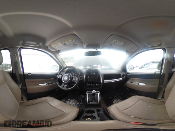 2014 Jeep Compass Latitude with VIN 1C4NJDEB1ED762578, listed as a IAAI auction lot 41244333 with 145,085 mi miles and . Bid and sale history available at carsss.com. Image 18.