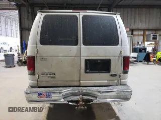 2008 Ford Econoline Passenger XL with VIN 1FBSS31L88DB04015, listed as a Copart auction lot 89138785 with 260,892 mi miles and Salvage Title. Bid and sale history available at DreamBid. Image 6.