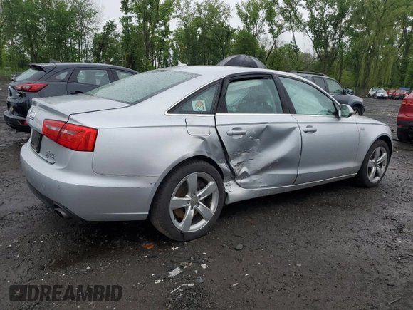 2012 Audi A6 Premium Plus z VIN WAUGGAFC8CN073509, wystawiony jako Copart lot #57654295 z przebiegiem 133 424 mil mil oraz Szkoda całkowita • Salvage title. Historia ofert i sprzedaży dostępna na DreamBid. Obrazek 3.