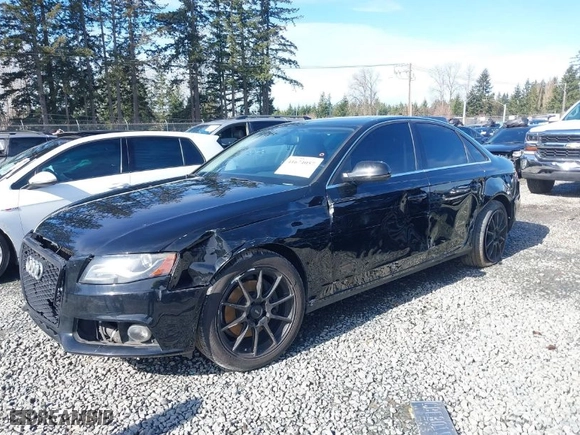 2012 Audi A4 2.0T Premium with VIN WAUBFAFL1CN008787, listed as a IAAI auction lot 41674057 with 107,836 mi miles. Bid and sale history available at carsss.com. Image 2.