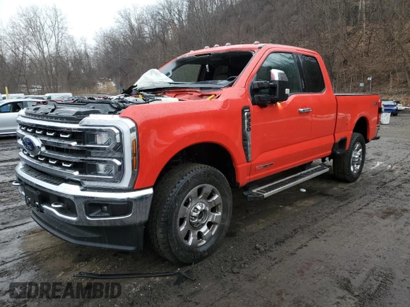 2024 Ford F-350 with VIN 1FT8X3BM1RED45148, listed as a Copart auction lot 42308275 with Not provided miles and Salvage title. Bid and sale history available at DreamBid. Image 1.