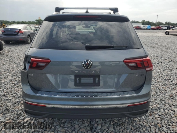 2022 Volkswagen Tiguan SE с VIN 3VV2B7AX1NM167089, выставлен на аукционе Copart как лот 64605475 с пробегом 37 890 миль миль и Списание • Salvage title. История ставок и продаж доступна на DreamBid. Изображение 6.