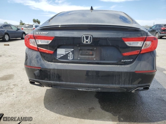 2020 Honda Accord Sedan Sport with VIN 1HGCV1F30LA043016, listed as a Copart auction lot 52749665 with 97,451 mi miles and Clean Title. Bid and sale history available at carsss.com. Image 6.