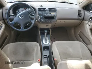 2002 Honda Civic LX with VIN 1HGES16582L007564, listed as a Copart auction lot 54955815 with 106,271 mi miles and Clean Title. Bid and sale history available at DreamBid. Image 8.